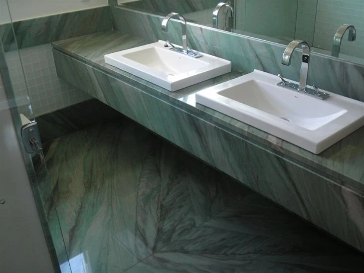 Botanic Green Quartzite Bathroom Wall Tiles