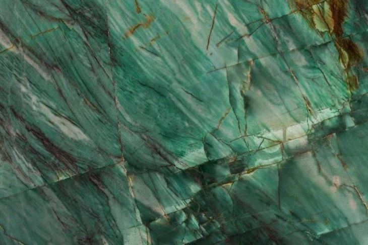 Botanic Green Quartzite Slabs Bathroom