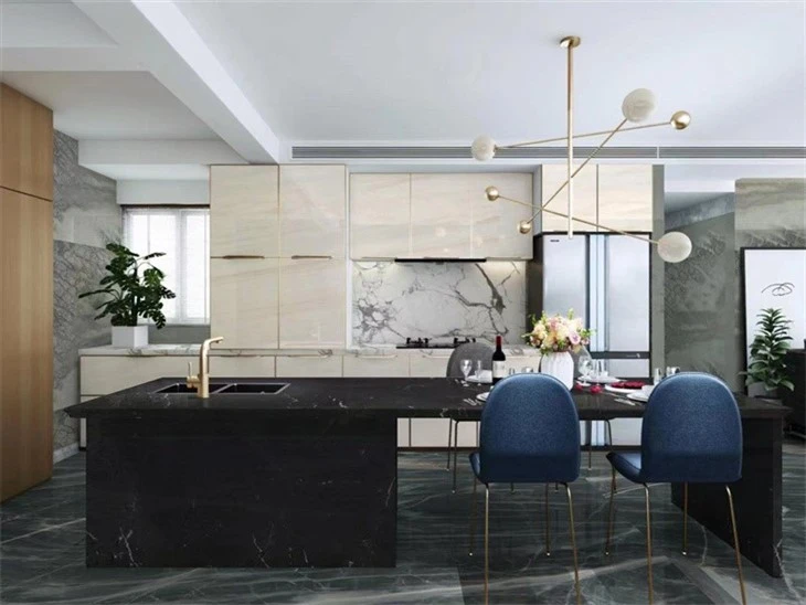 Omega Black Quartzite Countertop