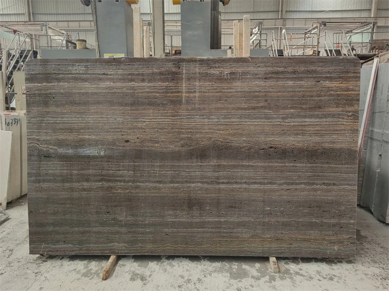 Dark Grey Travertine Slab Dark Grey Travertine Slab